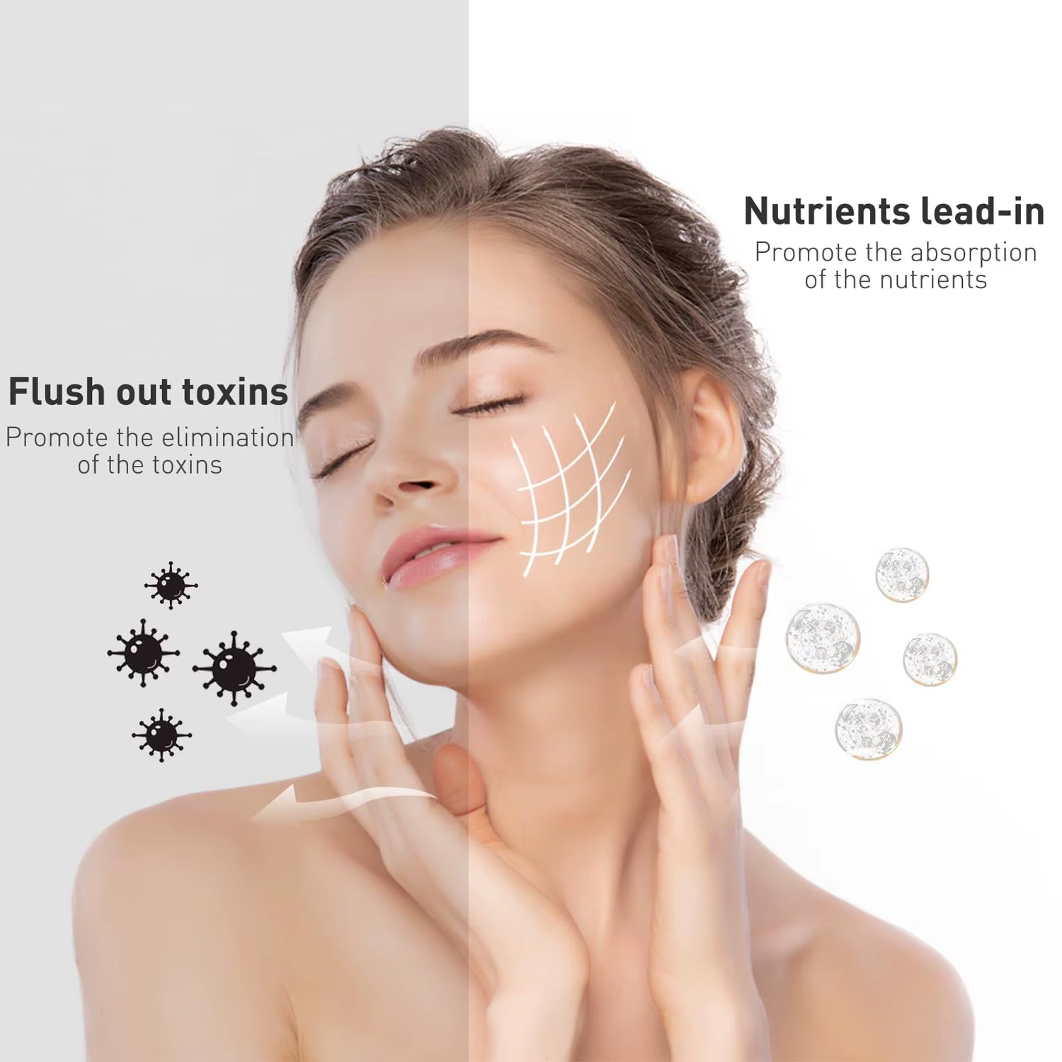 EMS Neck Face Lifter Neck Face Lifting Massager Skin Tighten Device Led Photon Therapy anti Wrinkle Double Chin Remover